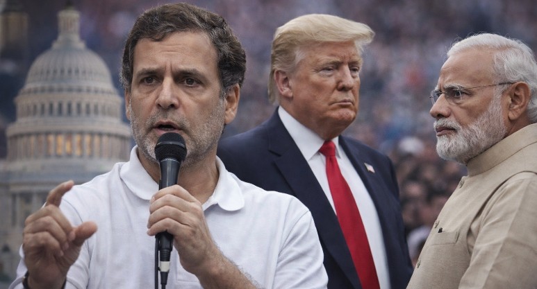 ట్రంప్ రిమోట్ కంట్రోల్లో ప్రధాని మోదీ: రాహుల్